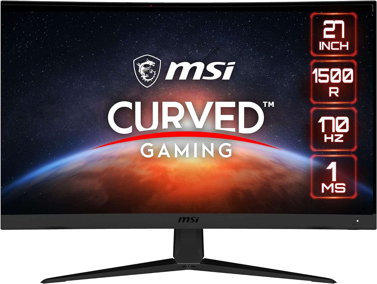 MSI LED Monitor G27C5 E2 27 Inch Curved 170Hz FHD MSI LED Monitor G27C5 E2 27 Inch Curved 170Hz FHD